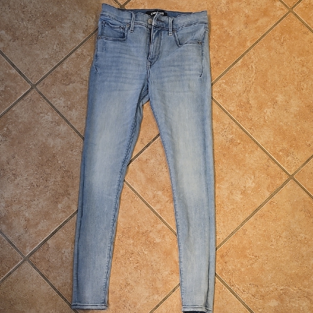 Express Light Blue Skinny Women's Jeans